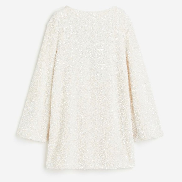 Hm sequined tie bow dress - Picture 3 of 17